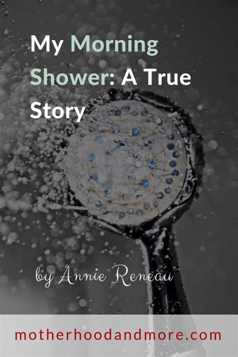 my mom in the shower|My Morning Shower: A True Story .